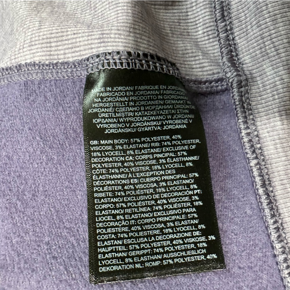 The North Face Women's Star Rise Fleece Cardigan Lunar Slate Purple Size Small - Picture 10 of 10